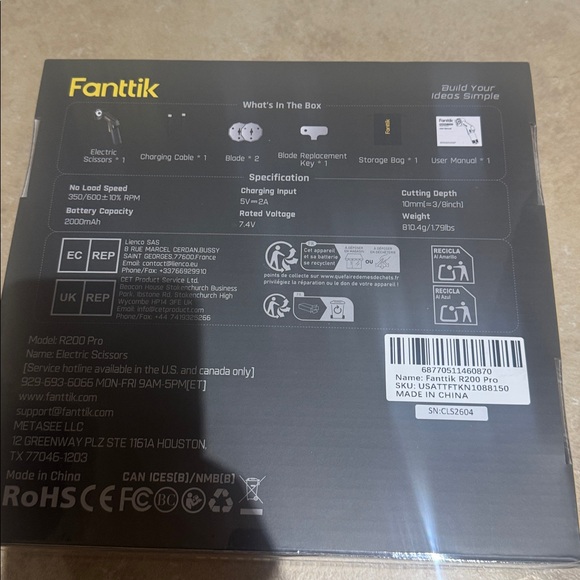 Fanttik R200 Pro Electric Scissors - Picture 2 of 3